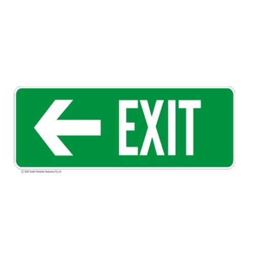 Usha Armour Exit Signage, Size: 24 x 12 Inch